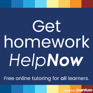 Get homework HelpNow: Free online tutoring for all learners, powered by brainfuse